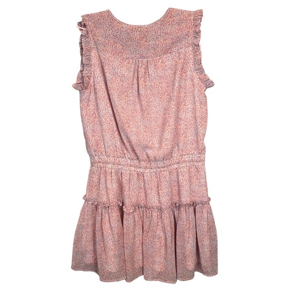 Pinch Women's Ditsy Ruffle Mini Dress Spring Sleeveless, Size L - Picture 4 of 9